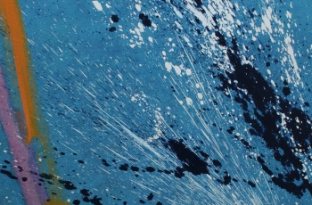 Into the Blue, 77x77cm, 2013