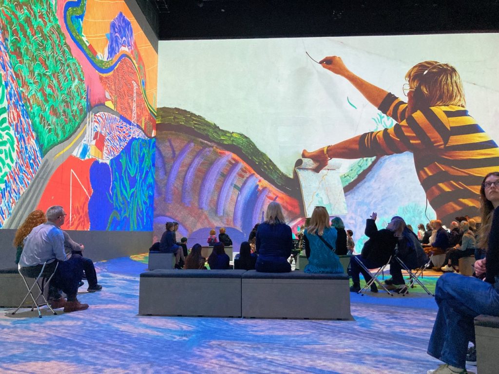 Review David Hockney Bigger and Closer ( not smaller and further away) The London Group